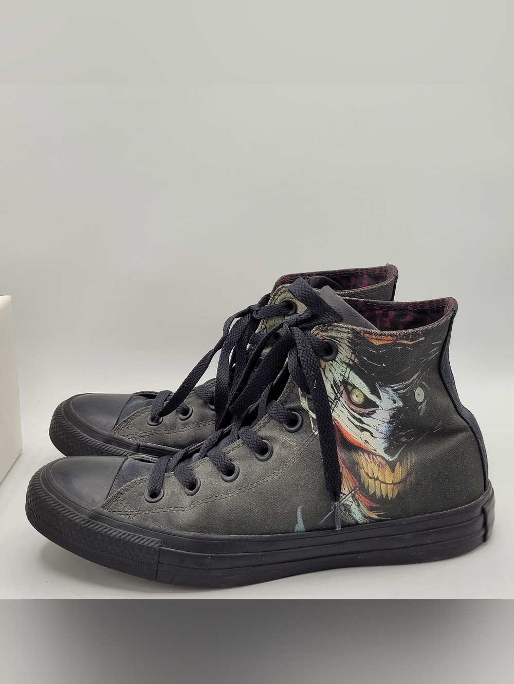 Converse Allstar DC Joker / Batman Hitop Sneakers Size 6 In Men 8 In Women - Picture 3 of 16